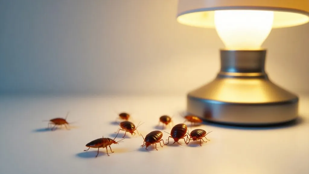 Bed bugs lights on