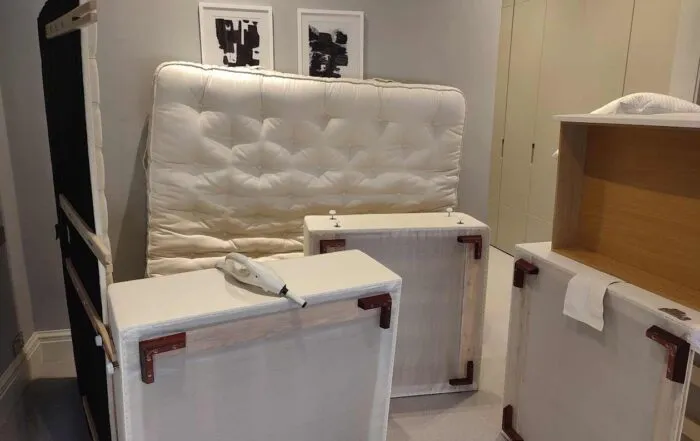 Spray treatment done in a room.